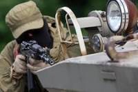В Луганске боевики украли из помещения «Ощадбанка» оружие